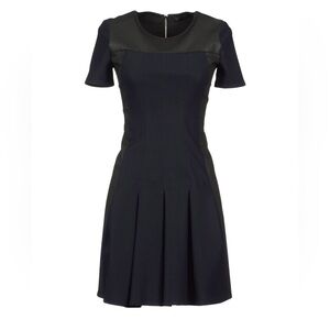 Pinko Black Dress in Navy and Black in Size 8